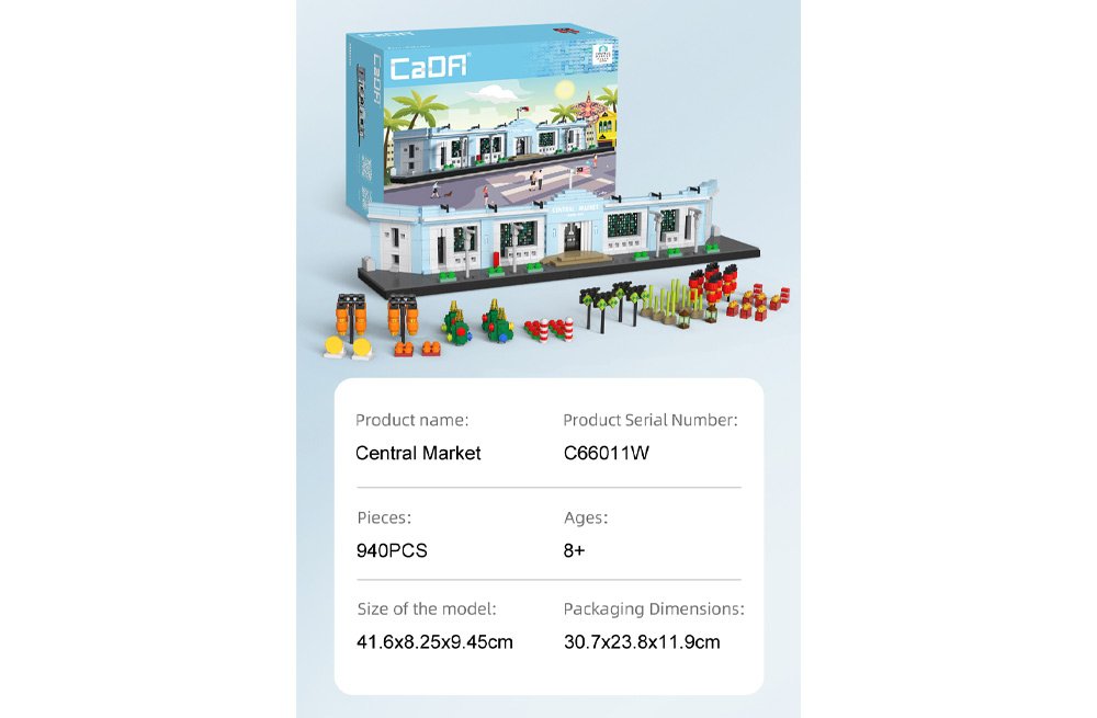 C66011W Zentralmarkt Kuala Lumpur 940 Teile 3 C66011W Zentralmarkt Kuala Lumpur 940 Teile – Bild 3
