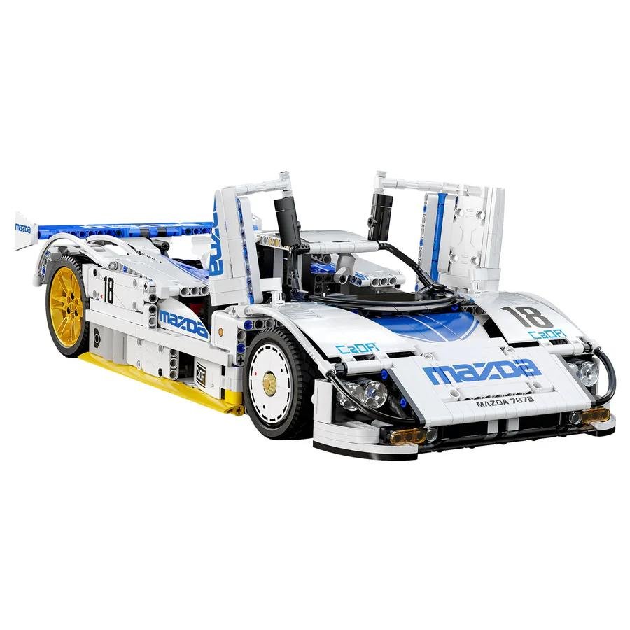 C63007W Mazda 787B Rennwagen-Modellbausatz im Maßstab 1:10 1797 Teile 2 C63007W Mazda 787B Rennwagen-Modellbausatz im Maßstab 1:10 1797 Teile – Bild 2