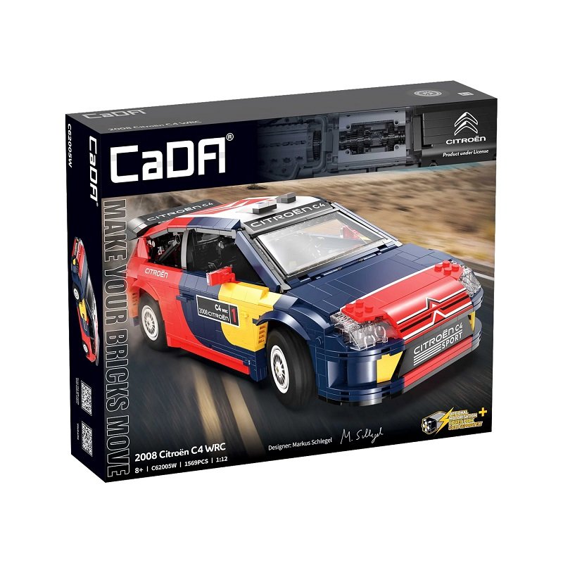 C62005W Citroën C4 WRC Rally Auto 2008 im Maßstab 1:12 1509 Teile 3 C62005W Citroën C4 WRC Rally Auto 2008 im Maßstab 1:12 1509 Teile – Bild 3