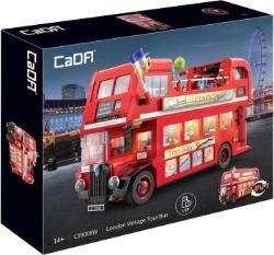 CaDA C59008W Londoner Vintage Doppeldecker-Bus 1770 Teile