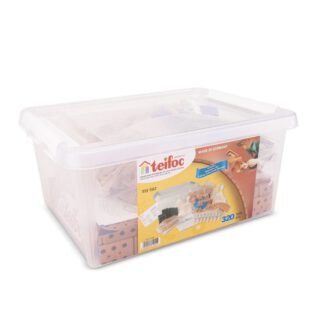 teifoc 502 Gruppenbaukasten 320 Teile - Mini Ziegelsteine