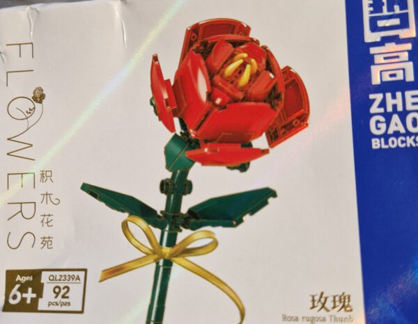 Schnittblumen aus Klemmbausteinen