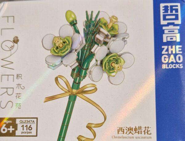 Schnittblumen aus Klemmbausteinen