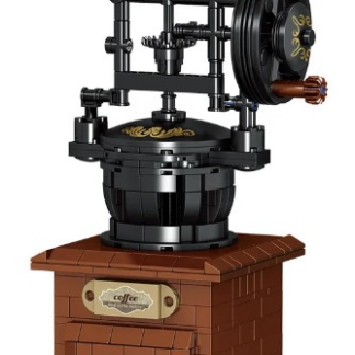 Vintage Kaffeemühle aus 467 Teilen Klemmbaustein Set