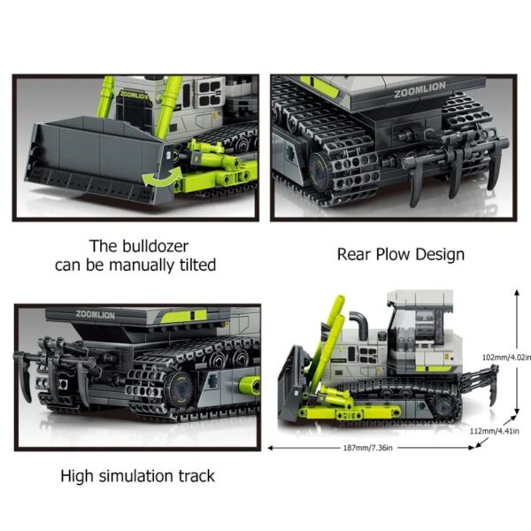 Sembo Bulldozer 705102 Klemmbaustein Set – Bild 2