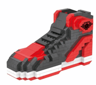 Air Super Sneaker NO. 691 (3) aus 501 Klemmbausteinen