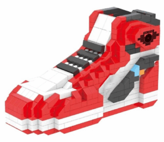 Air Super Sneaker NO. 691 (5) aus 501 Klemmbausteinen