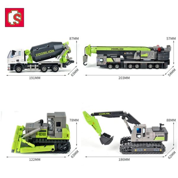 Autokran Sembo 705101 Klemmbaustein Set – Bild 3