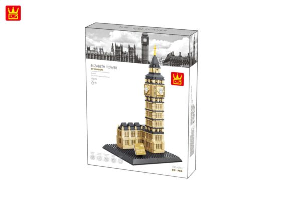 Wange 4211 Architektur Big Ben of London Klemmbaustein Set
