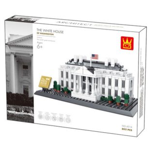 Wange 4214 Architektur Das weisse Haus Washington Klemmbaustein Set