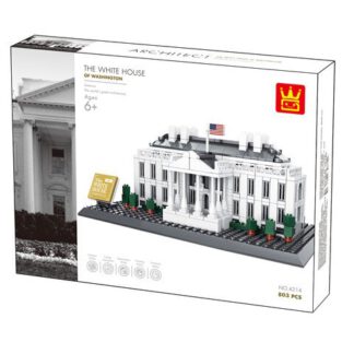 Wange 4214 Architektur Das weisse Haus Washington - Klemmbaustein Set