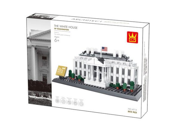 Wange 4214 Architektur Das weisse Haus Washington Klemmbaustein Set
