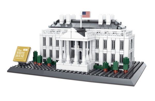 Wange 4214 Architektur Das weisse Haus Washington Klemmbaustein Set – Bild 4