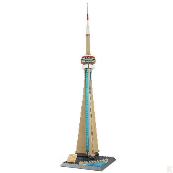 Wange 4215 Architektur Tower Toronto Klemmbaustein Set – Bild 2