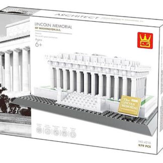 Wange 4216 Architektur Lincoln Memorial of Washington D.C. Klemmbaustein Set