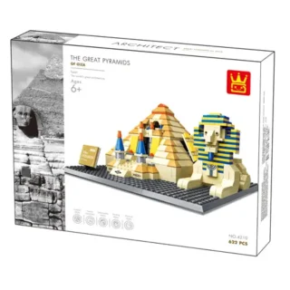 Wange 4210 Architektur Pyramiden von Gizeh Klemmbaustein Set
