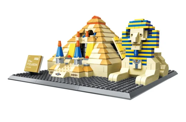 Wange 4210 Architektur Pyramiden von Gizeh Klemmbaustein Set – Bild 2