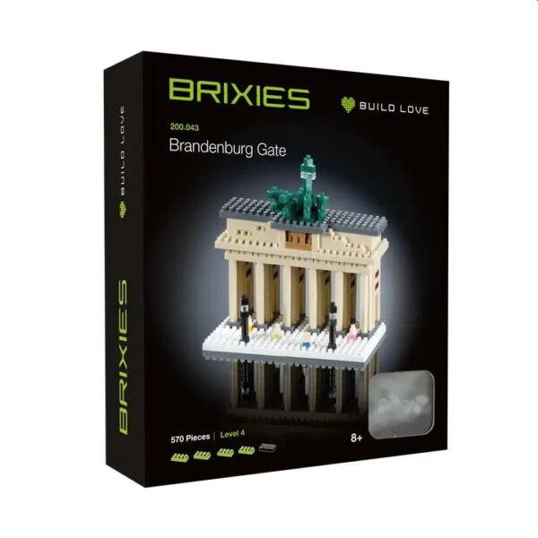 BRIXIES Brandenburger Tor Klemmbaustein Set