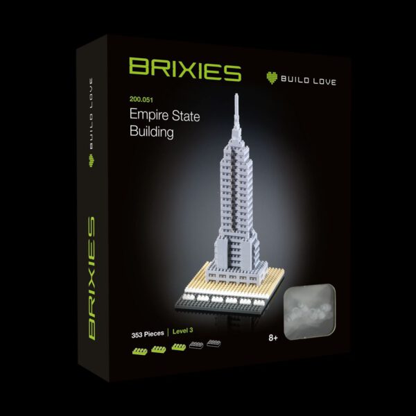 BRIXIES Empire State Building Klemmbaustein Set