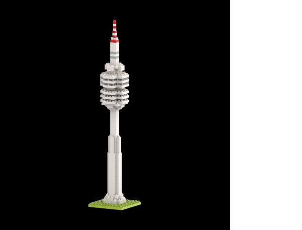 BRIXIES Olympiaturm Klemmbaustein Set – Bild 2