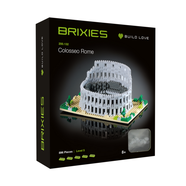 BRIXIES Kolosseum Rom Klemmbaustein Set