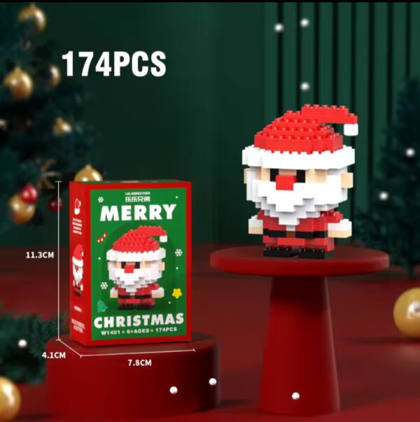Weihnachtsmann 174-teilig Klemmbaustein Set