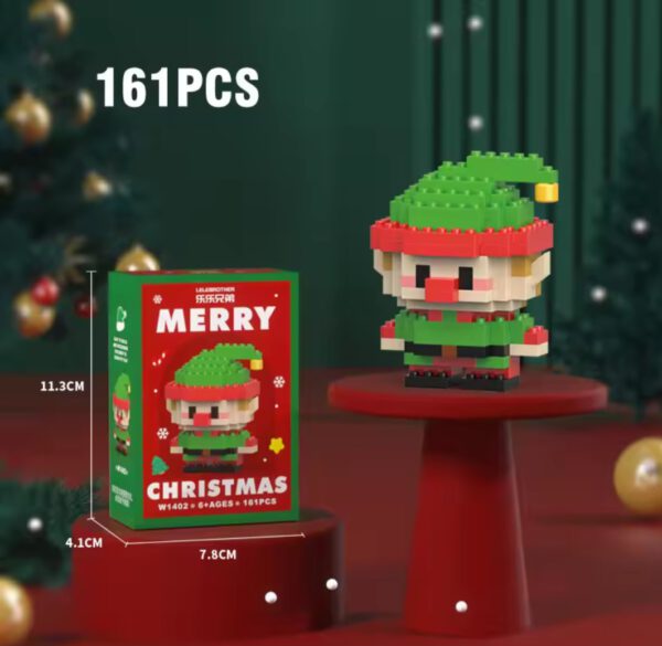 Weihnachtselfe 161-teilig Klemmbaustein Set