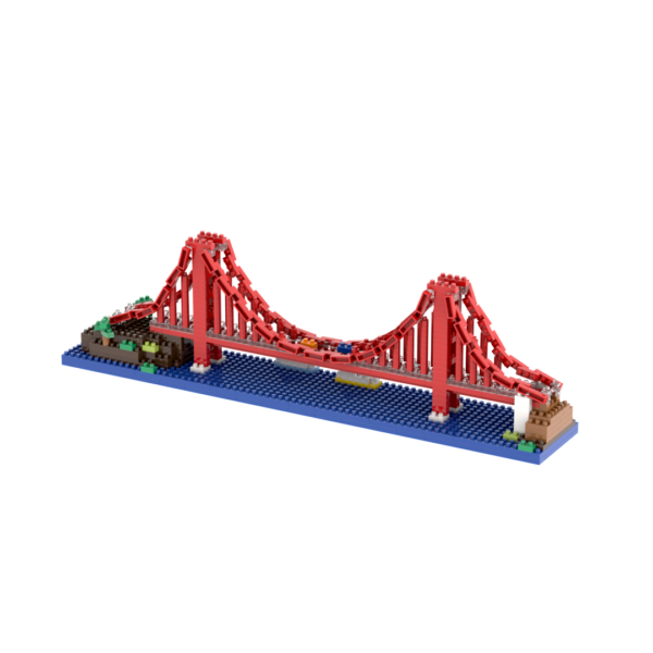 BRIXIES Golden Gate Bridge Klemmbaustein Set – Bild 3