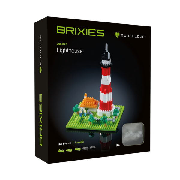BRIXIES Leuchtturm Klemmbaustein Set