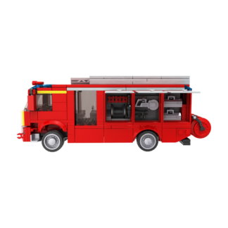 BRIXIES Plus Feuerwehr Löschfahrzeug / Fire engine Klemmbaustein Set