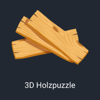 3D Holzpuzzle