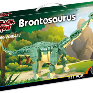 OPEN BRICKS OB‑WS0447 Brontosaurus – Detailreiches Dinosaurier Klemmbaustein Set