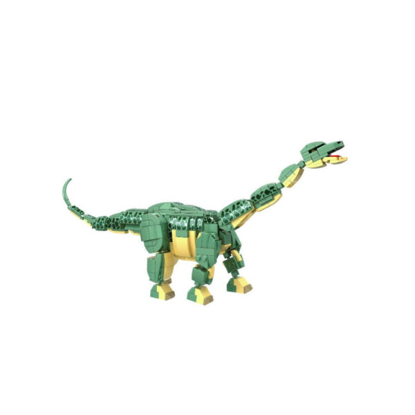 OPEN BRICKS OB-WS0447 - Dinosaurier Brontosauraus Klemmbaustein Set – Bild 3