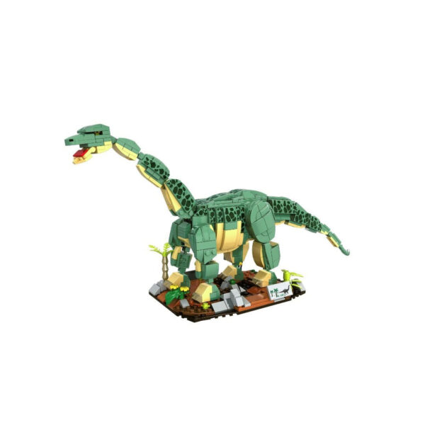 OPEN BRICKS OB-WS0447 - Dinosaurier Brontosauraus Klemmbaustein Set – Bild 2