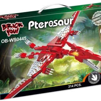 OPEN BRICKS OB‑WS0445 Pterosaur – Detailreiches Dinosaurier Flugsaurier Klemmbaustein Set
