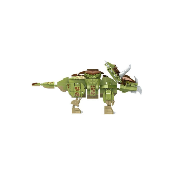 OPEN BRICKS OB-WS0451 - Dinosaurier Triceratops Klemmbaustein Set – Bild 4
