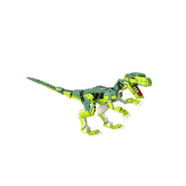 OPEN BRICKS OB-WS0446 - Dinosaurier Velociraptor Klemmbaustein Set – Bild 2