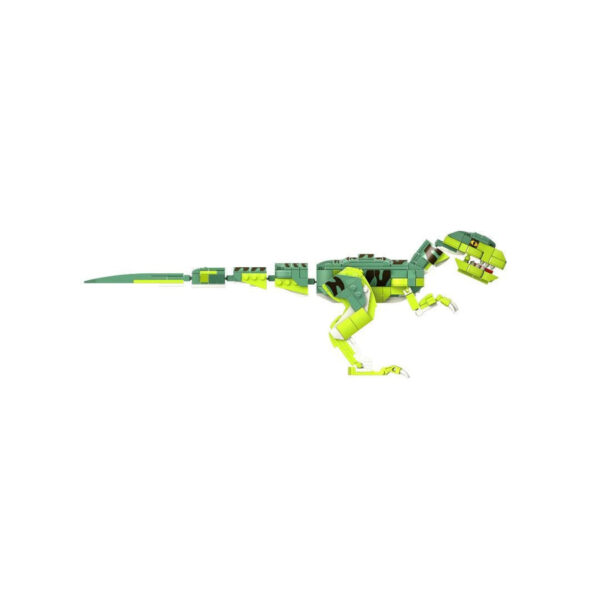 OPEN BRICKS OB-WS0446 - Dinosaurier Velociraptor Klemmbaustein Set – Bild 3