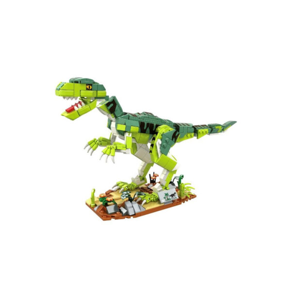 OPEN BRICKS OB-WS0446 - Dinosaurier Velociraptor Klemmbaustein Set – Bild 4
