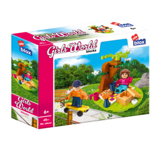 alleblox Girls World - Picknick Klemmbaustein Set