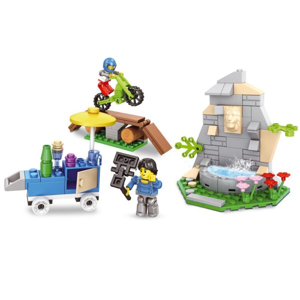 alleblox Camping Set AB7005 Klemmbaustein Set – Bild 2