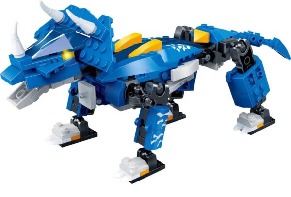 Gudi 8724 Transform Mecha-Dino Triceratops Klemmbaustein Set – Bild 2