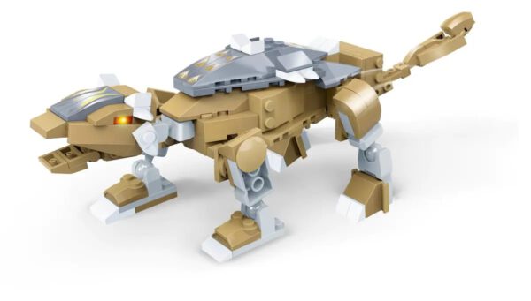 Gudi 8725 Transform Mecha-Dino Ankylosaurus Klemmbaustein Set – Bild 2