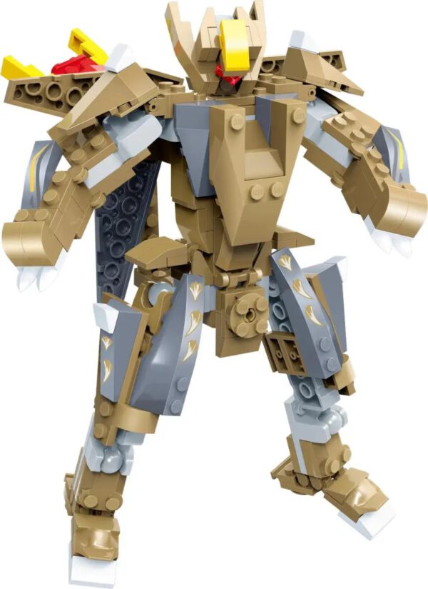 Gudi 8725 Transform Mecha-Dino Ankylosaurus Klemmbaustein Set – Bild 3