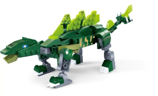 Gudi 8726 Transform Mecha-Dino Stegosaurus Klemmbaustein Set – Bild 2