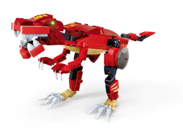 Gudi 8728 Transform Mecha-Dino: T-Rex Klemmbaustein Set – Bild 2