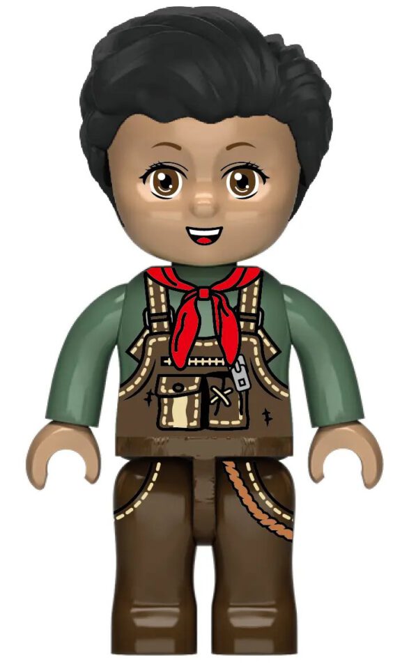 Kiddicraft KC1109 Kleiner Trecker mit Anhänger Klemmbaustein Set – Bild 3