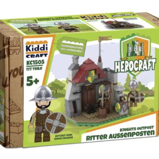 Kiddicraft KC1505 Ritter Außenposten Klemmbaustein Set