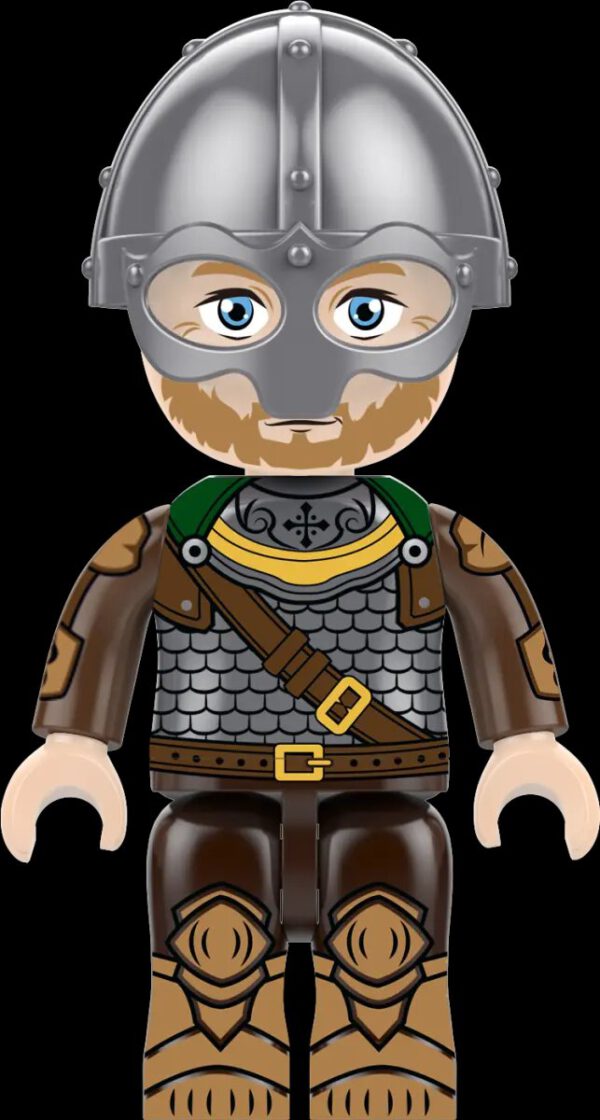 Kiddicraft KC1505 Ritter Außenposten Klemmbaustein Set – Bild 4