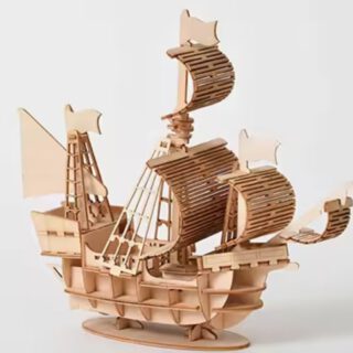 3D Holzpuzzle Segelschiff